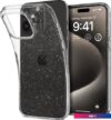 Чехол для телефона Spigen Liquid Crystal Glitter для iPhone 15 Pro Max ACS06559 (затемненный/прозрачный)