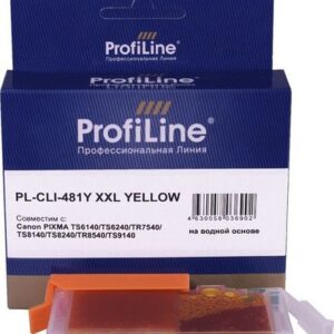 Картридж ProfiLine PL-CLI-481Y-XXL (аналог Canon CLI-481Y XXL_Y)