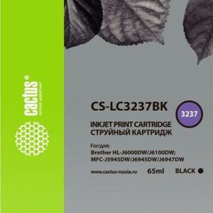 Картридж CACTUS CS-LC3237BK (аналог Brother LC3237BK)