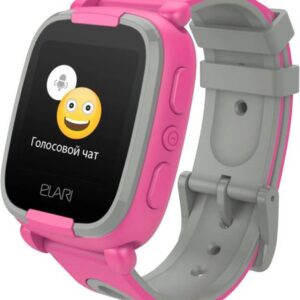 Детские умные часы Elari KidPhone 2 (розовый/серый)