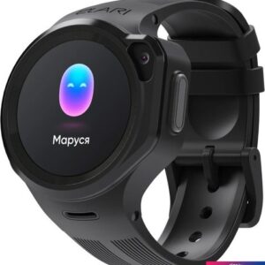 Детские умные часы Elari KidPhone 4GR M (черный)