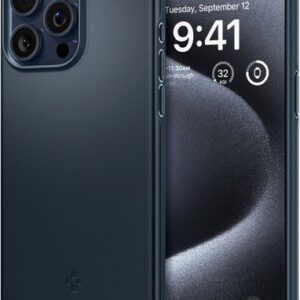 Чехол для телефона Spigen Thin Fit для iPhone 15 Pro ACS06688 (темно-синий)