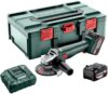 Угловая шлифмашина Metabo W 18 L 9-125 602249650 (с 2-мя АКБ 5.2 А•ч