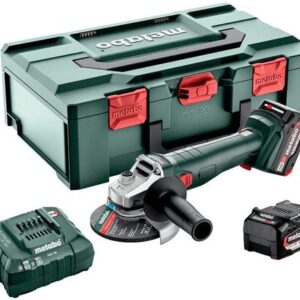 Угловая шлифмашина Metabo W 18 L 9-125 602249650 (с 2-мя АКБ 5.2 А•ч