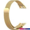 Браслет Rumi Milanese loop металлический для Huawei Band 6 / Honor Band 6 (золотистый)