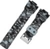 Ремешок Rumi GLS силиконовый для Casio G-Shock GA-110/GA-100/G-8900/GLS-100 (серый камуфляж)