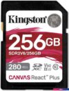 Карта памяти Kingston Canvas React Plus V60 SDXC 256GB