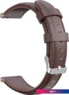 Ремешок Rumi кожаный Slim 20 мм (коричневый)