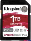 Карта памяти Kingston Canvas React Plus V60 SDXC 1TB