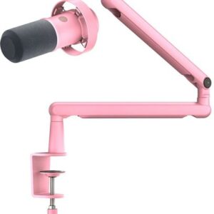Проводной микрофон FIFINE T688 (розовый)