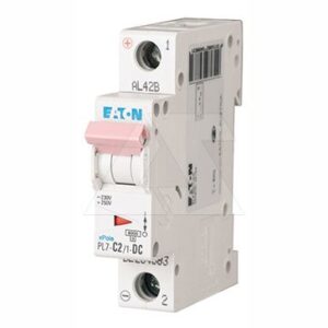 Авт. выключатель PL7-C2/1-DC, 1P, 2A, хар-ка C, 10kA, 250VAC/DC, 1M