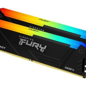 Оперативная память Kingston FURY Beast RGB 2x8ГБ DDR4 3600МГц KF436C17BB2AK2/16