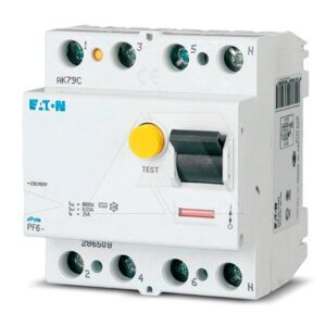 УЗО PF6-25/4/01, 4P, 25A, 6kA, 100mA, тип АC, 4M