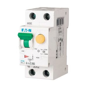 Дифф. авт. выключатель PFL7-6/1N/C/003, 1P+N, 6A, хар-ка C, 10kA, 30mA, тип АC, 2M