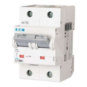 Авт. выключатель PLHT-C80/2, 2P, 80A, хар-ка C, 20kA, 3M