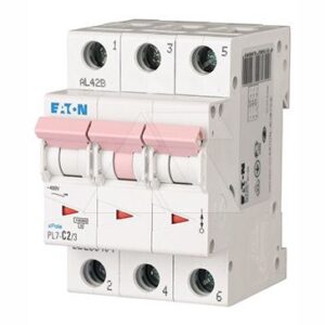 Авт. выключатель PL7-C2/3, 3P, 2A, хар-ка C, 10kA, 3M