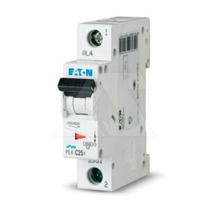 Авт. выключатель PL4-C25/1, 1P, 25A, хар-ка C, 4.5kA, 1M