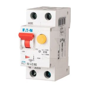 Дифф. авт. выключатель PFL7-10/1N/C/003-A, 1P+N, 10A, хар-ка C, 10kA, 30mA, тип А, 2M