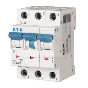 Авт. выключатель PL7-D20/3, 3P, 20A, хар-ка D, 10kA, 3M