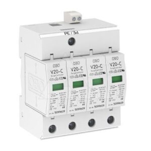 Разрядник V20-C, 4+FS-280, 4P+FS, класс С, с дистанционной сигнализацией