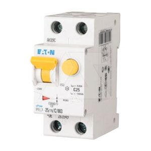 Дифф. авт. выключатель PFL7-25/1N/C/003-A, 1P+N, 25A, хар-ка C, 10kA, 30mA, тип А, 2M