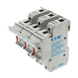 Держатель вставок плавких цилиндр., 3P, 50A, 690VAC, 14x51mm, с индикацией, 4.5M