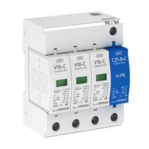 Разрядник V10-C+D 3+NPE-280, 4P, 20кА класс С+D