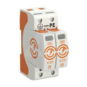 Разрядник V20-2-280, 2P, Un=230В, Imax=80кА, Up