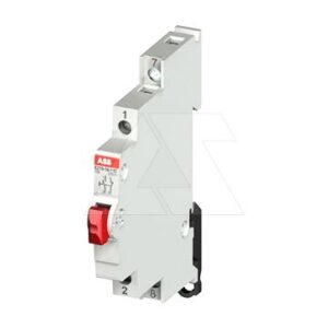 Кнопка E215-16-11C, 1NO+1NC, 16A(250VAC), без фикс., красная кнопка, 0,5M