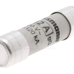 Вставка плавкая цилиндр., 12A, 500VAC, 10x38mm, тип gG