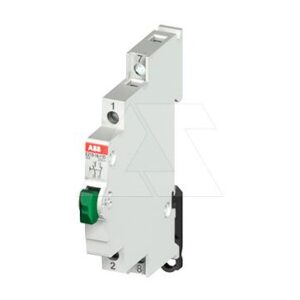 Кнопка E215-16-11D, 1NO+1NC, 16A(250VAC), без фикс., зеленая кнопка, 0,5M