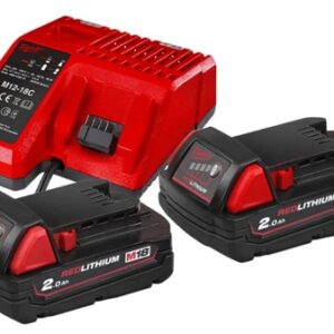Аккумулятор с зарядным устройством Milwaukee M18 M18NRG-202 4933459213 (2 x 18В/2 Ач + 12-18В)