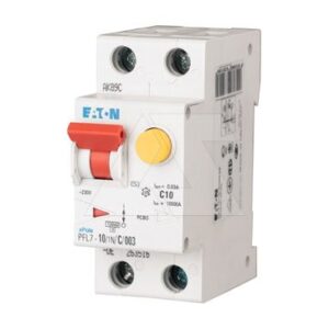 Дифф. авт. выключатель PFL7-10/1N/B/003-A, 1P+N, 10A, хар-ка B, 10kA, 30mA, тип А, 2M
