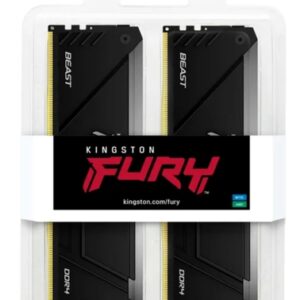 Оперативная память Kingston FURY Beast RGB 2x16ГБ DDR4 3600МГц KF436C18BB2AK2/32
