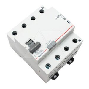 УЗО Legrand RX3, электромеханическое, 4P, 40A, 10kA, 30mA, тип A, 4M