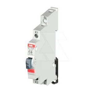 Кнопка E217-16-01C, 1NС, 16A(115_250VAC), без фикс., красный LED, 0,5M