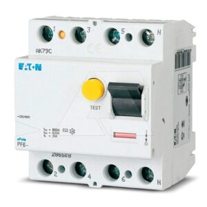УЗО PF6-63/4/03, 4P, 63A, 6kA, 300mA, тип АC, 4M