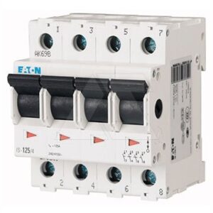 Выключатель нагрузки IS-100/4, 4P, 100A, 10kA, 4M