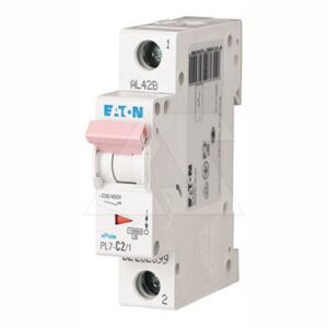 Авт. выключатель PL7-C2/1, 1P, 2A, хар-ка C, 10kA, 1M