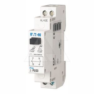 Кнопка Z-PU/SO, 1NO+1NC, 16A(250VAC), без фикс., черная марк., 1M