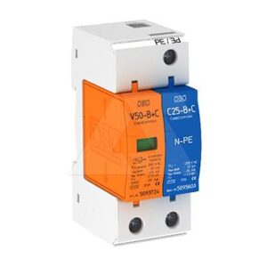 Разрядник V50-B+C 1+NPE-280, 2P, 60кА класс В+С