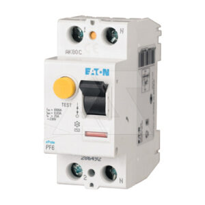 УЗО PF6-63/2/03, 2P, 63A, 6kA, 300mA, тип АC, 2M