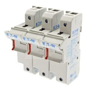 Держатель вставок плавких цилиндр., 3P, 125A, 690VAC/1000VDC, 22x58mm, 6M