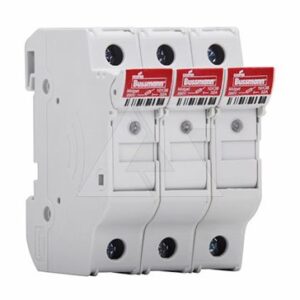 Держатель вставок плавких цилиндр., 3P, 32A, 690VAC, 10x38mm, с индикацией, 3M