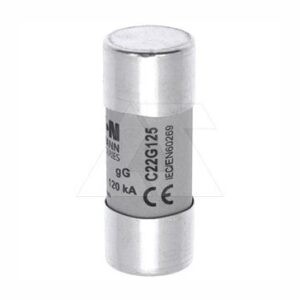Вставка плавкая цилиндр., 125A, 400VAC, 22x58mm, тип gG