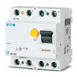 УЗО PF6-63/4/003, 4P, 63A, 6kA, 30mA, тип АC, 4M