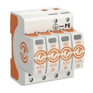 Разрядник V20-4-280, 4P, Un=230В, Imax=160кА, Up