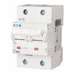 Авт. выключатель PLHT-D50/2, 2P, 50A, хар-ка D, 25kA, 3M
