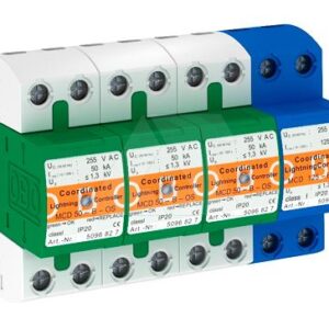 Разрядник MCD 50-B 3+NPE-OS, 4P, 150кА класс В, с индикацией