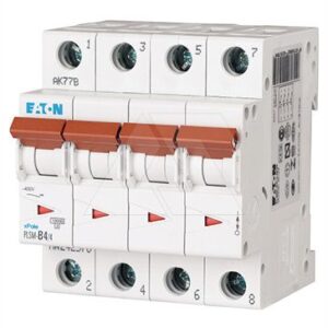 Авт. выключатель PLSM-C4/4, 4P, 4A, хар-ка C, 10kA, 4M